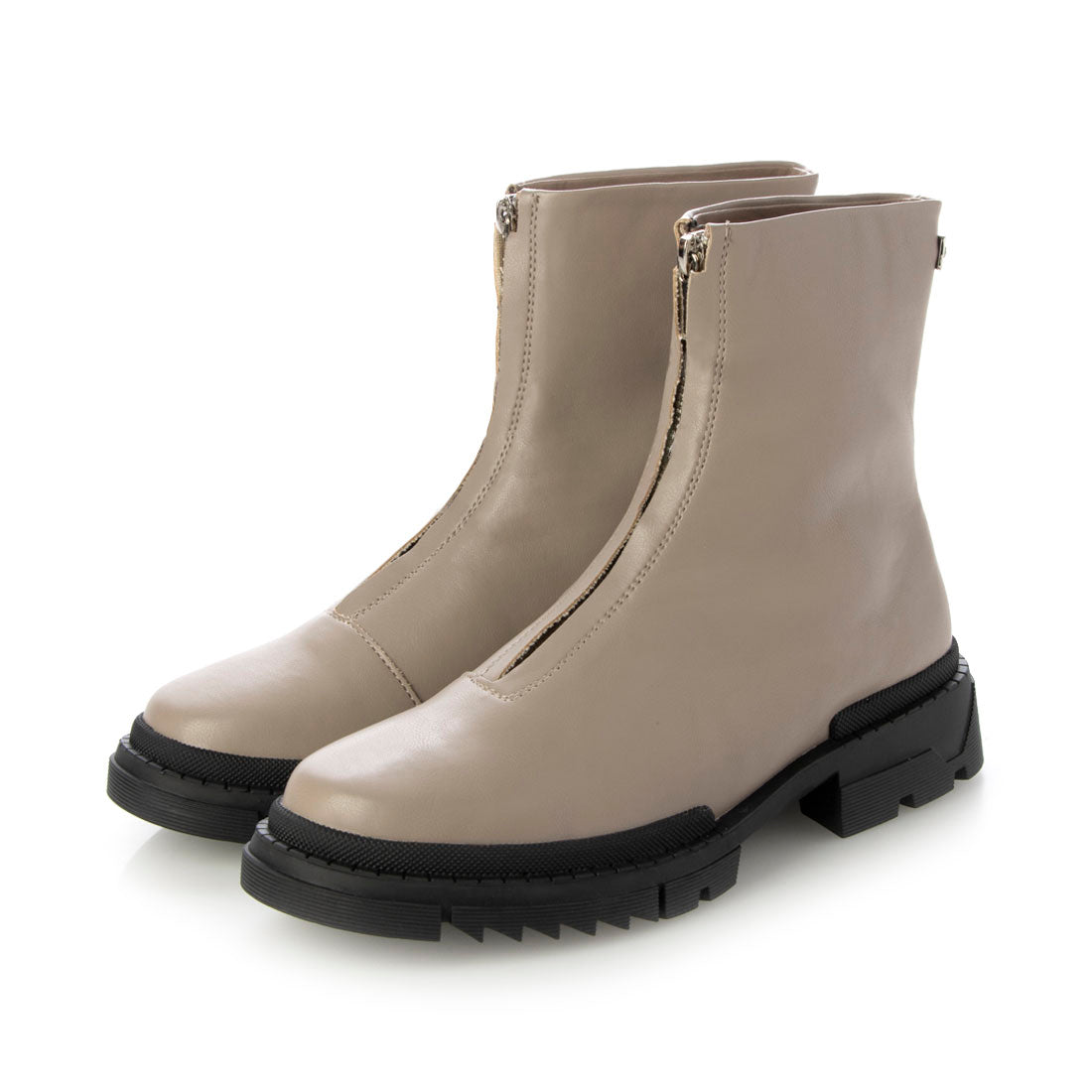 Pictor /ピクトル（Oak）フロントジップアンクルブーツ OAK