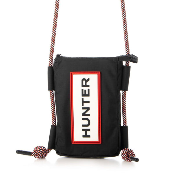 ショルダーバッグ・ポシェット HUNTER [UNISEX] Travel Ripstop Phone Pouch White/Red Box Log Hunter Travel Ripstop Phone Pouch