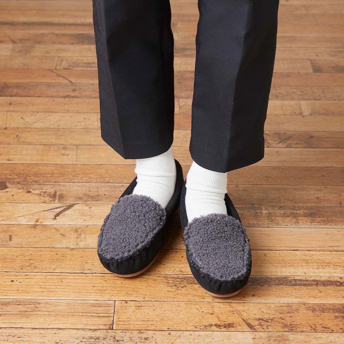 モーイモーイ mooimooi シンプルファーモカシン