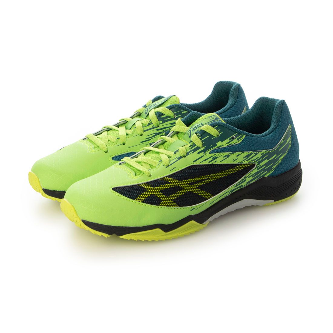 アシックス ASICS キッズ ジュニア 子供靴 スニーカー レーザービーム 1154A159,グリーン