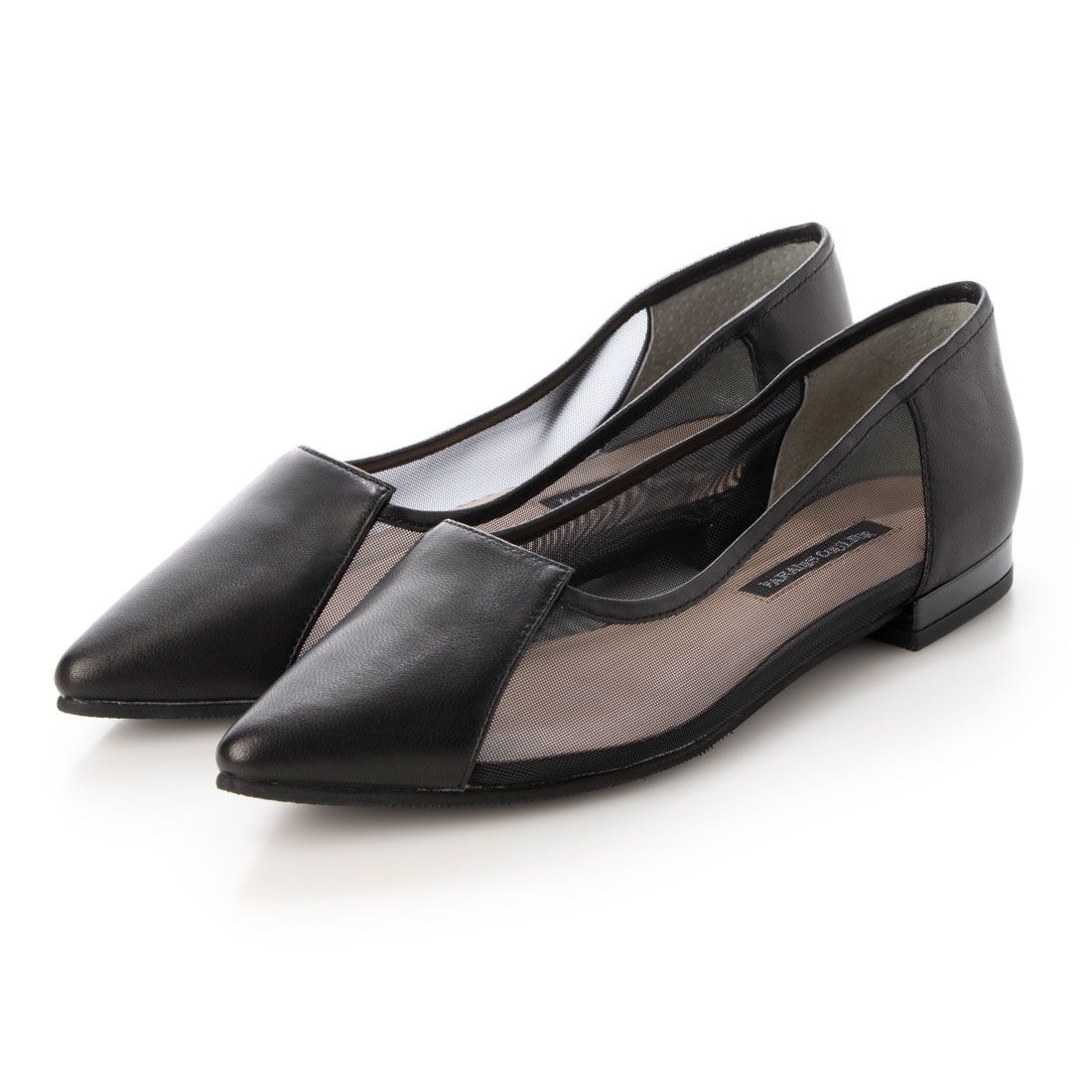 パラディクルール PARADIS COULEUR ポインテッドトウチュールコンビパンプス