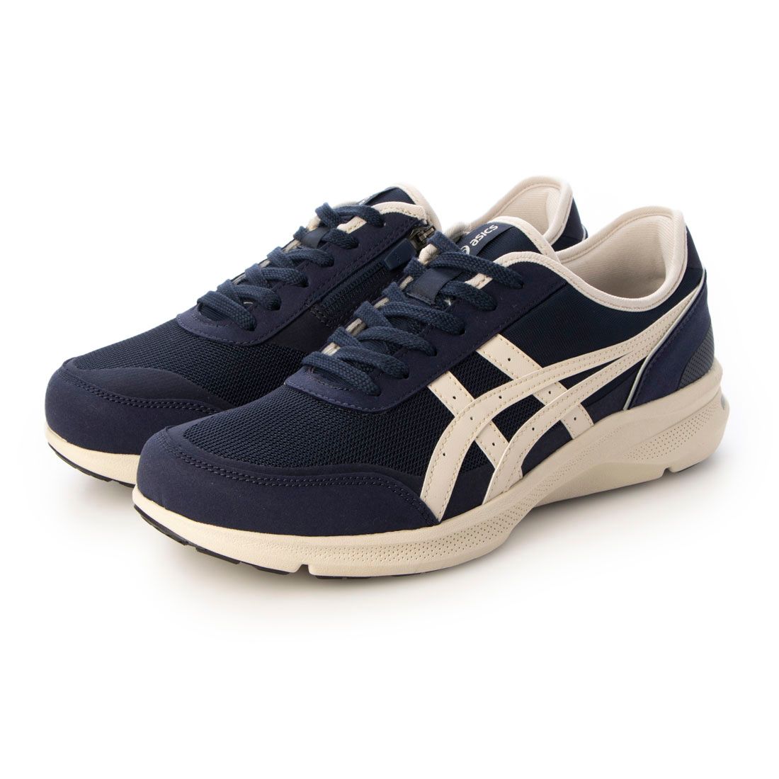 アシックス ウォーキング ASICS WALKING  ハダシウォーカー メンズ 3E相当,NAVY BLUE/LIGHT BEIGE