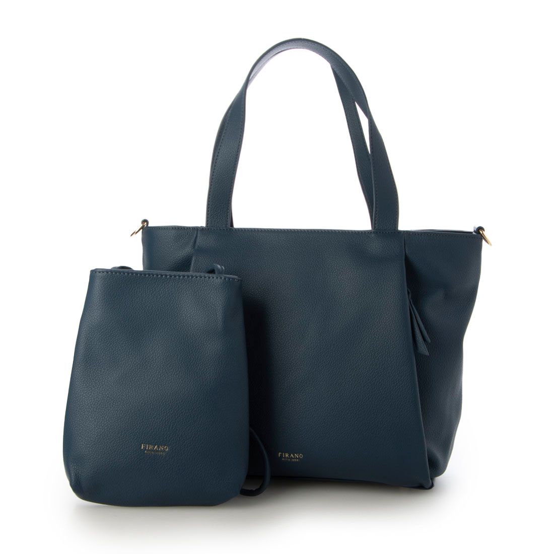 FIRANO ARNO LABEL Tuck Pocket Tote Bag & Shoulder Pouch Set / A303058