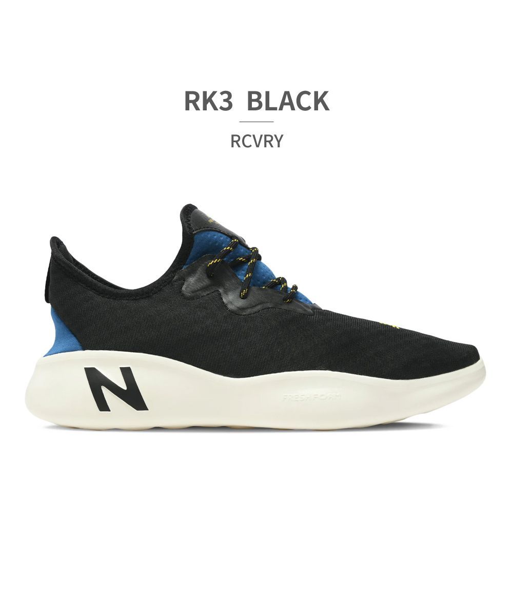 ニューバランス New Balance メンズ レディース スニーカー RCVRY リカバリー,ブラック