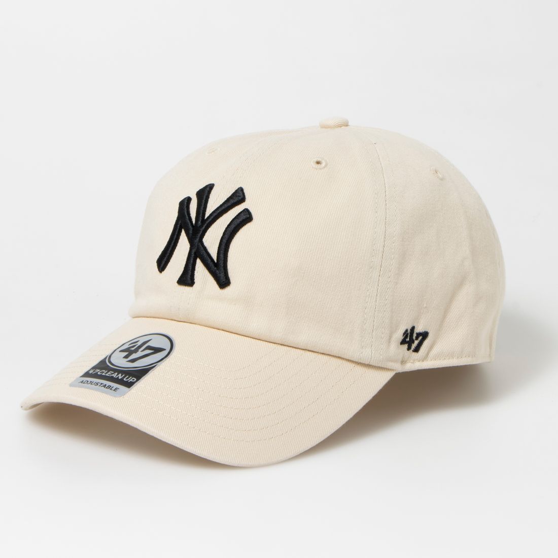 フォーティーセブン 47 キャップ 帽子 RGW17GWS ヤンキース ワンサイズ 男女兼用 柔らか クリーンナップ BRAND YANKEES CLEAN UP,ナチュラル