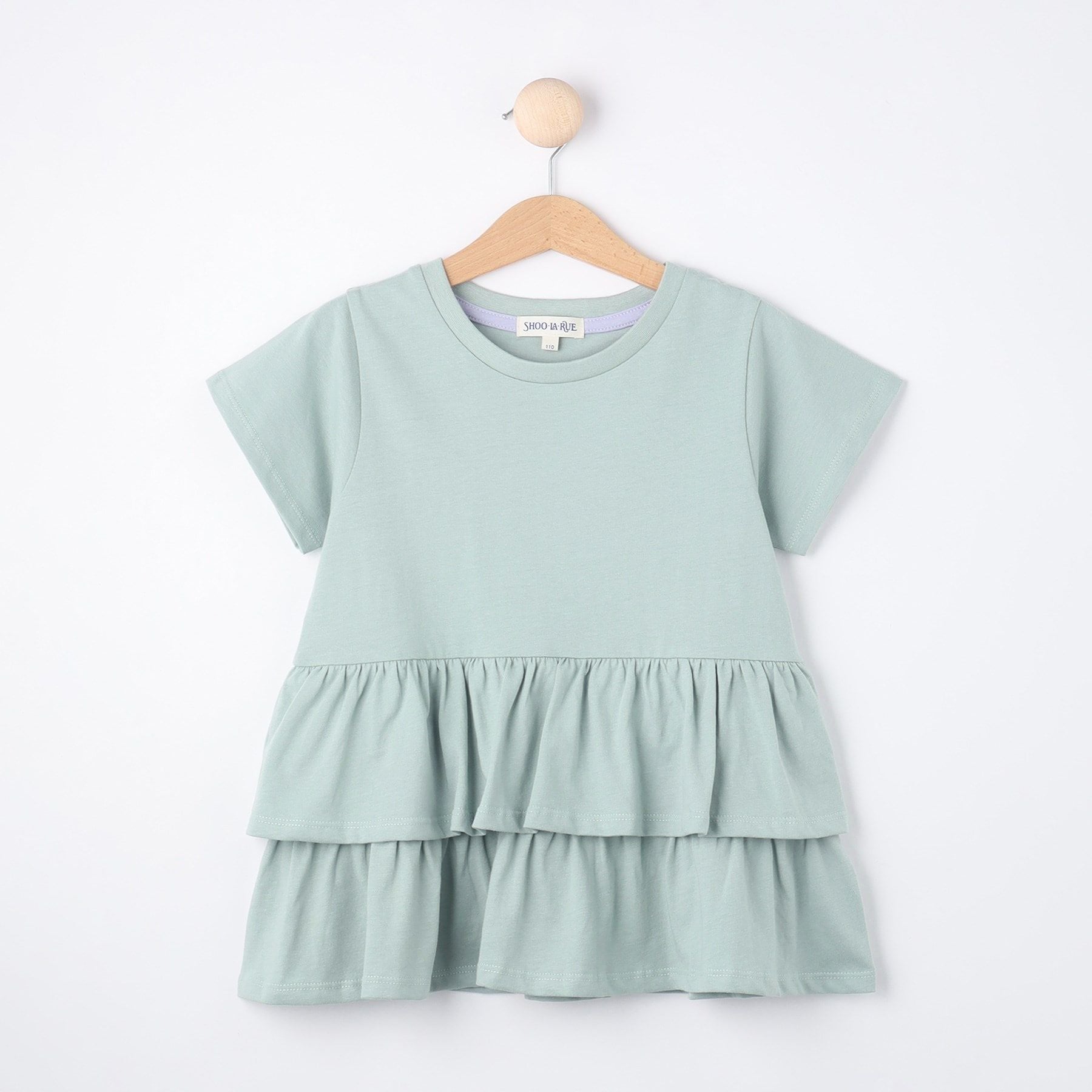 シューラルー キッズ SHOO・LA・RUE／Kids 【110-140cm】半袖ティアードチュニック