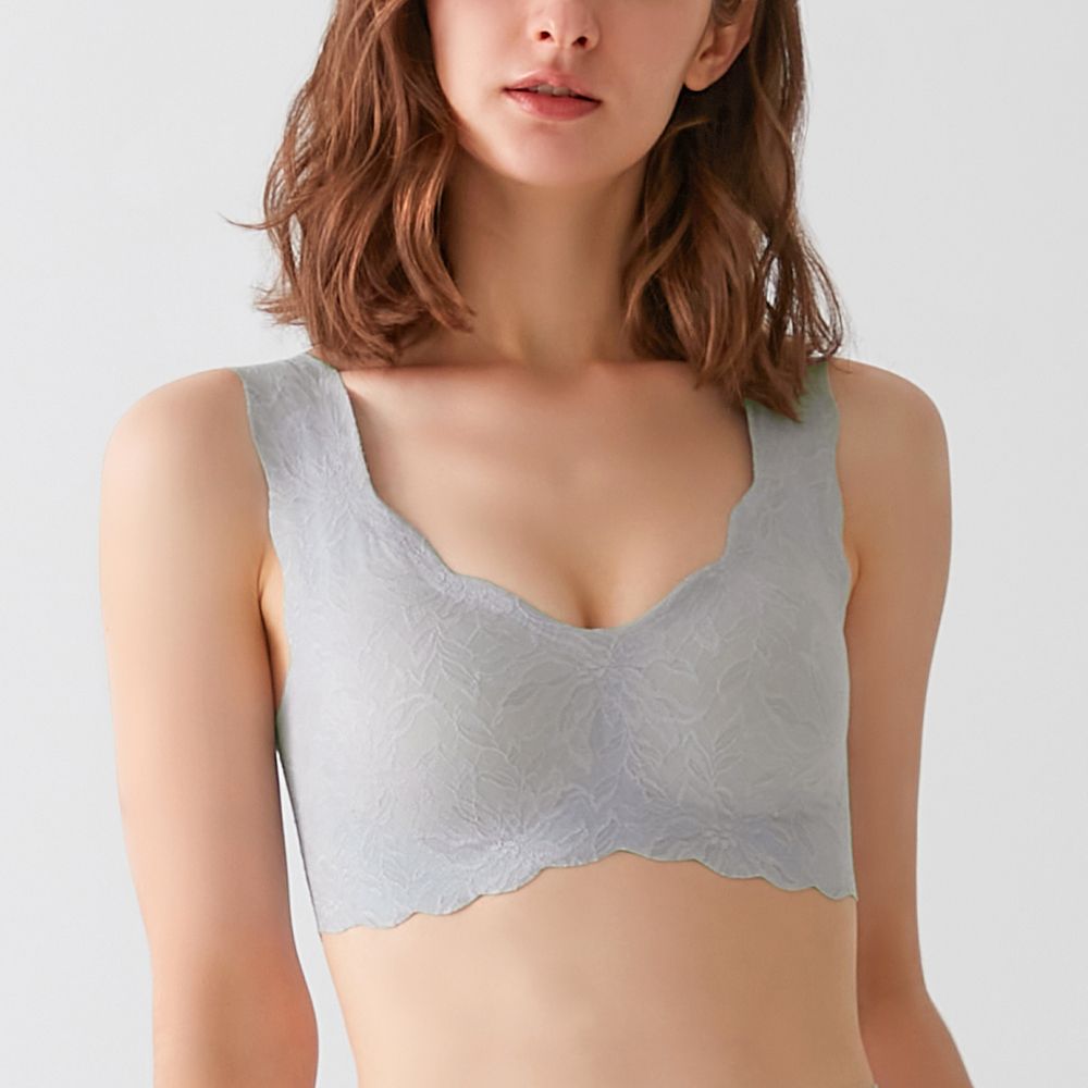 キレイラボ KIREILABO ブラファンデ ノンワイヤーブラジャー 保湿,トワイライトシルバー
