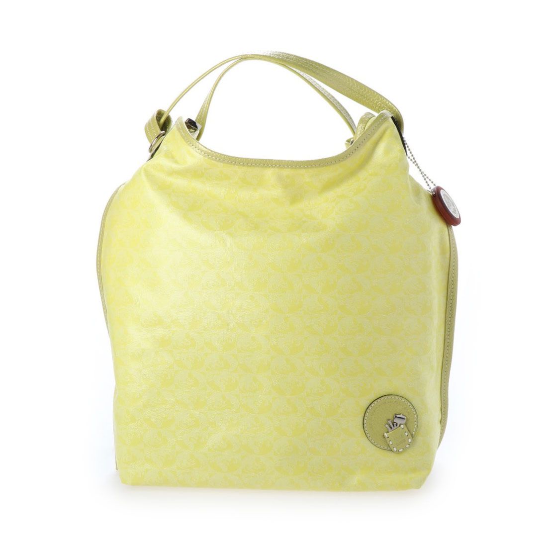ペレボルサ PELLE BORSA 「アライブ」3Wayリュック4319 日本製,イエロー