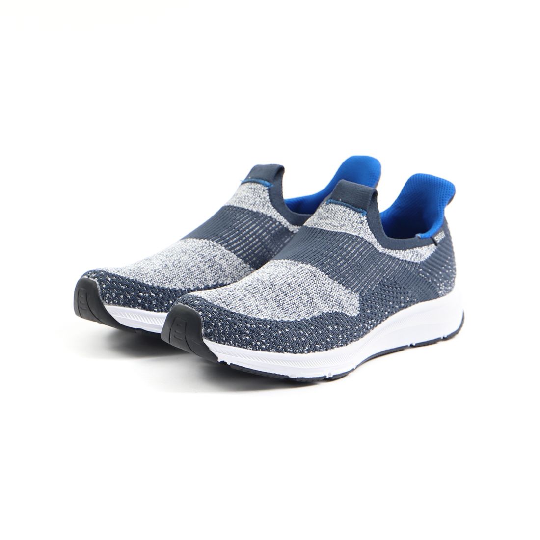 ムーンスター MoonStar メンズ スニーカー シナジー SNGY M25 イージーゴー ハンズフリー スリッポン 軽い 3E 幅広 ワイド,ホワイト/グレー