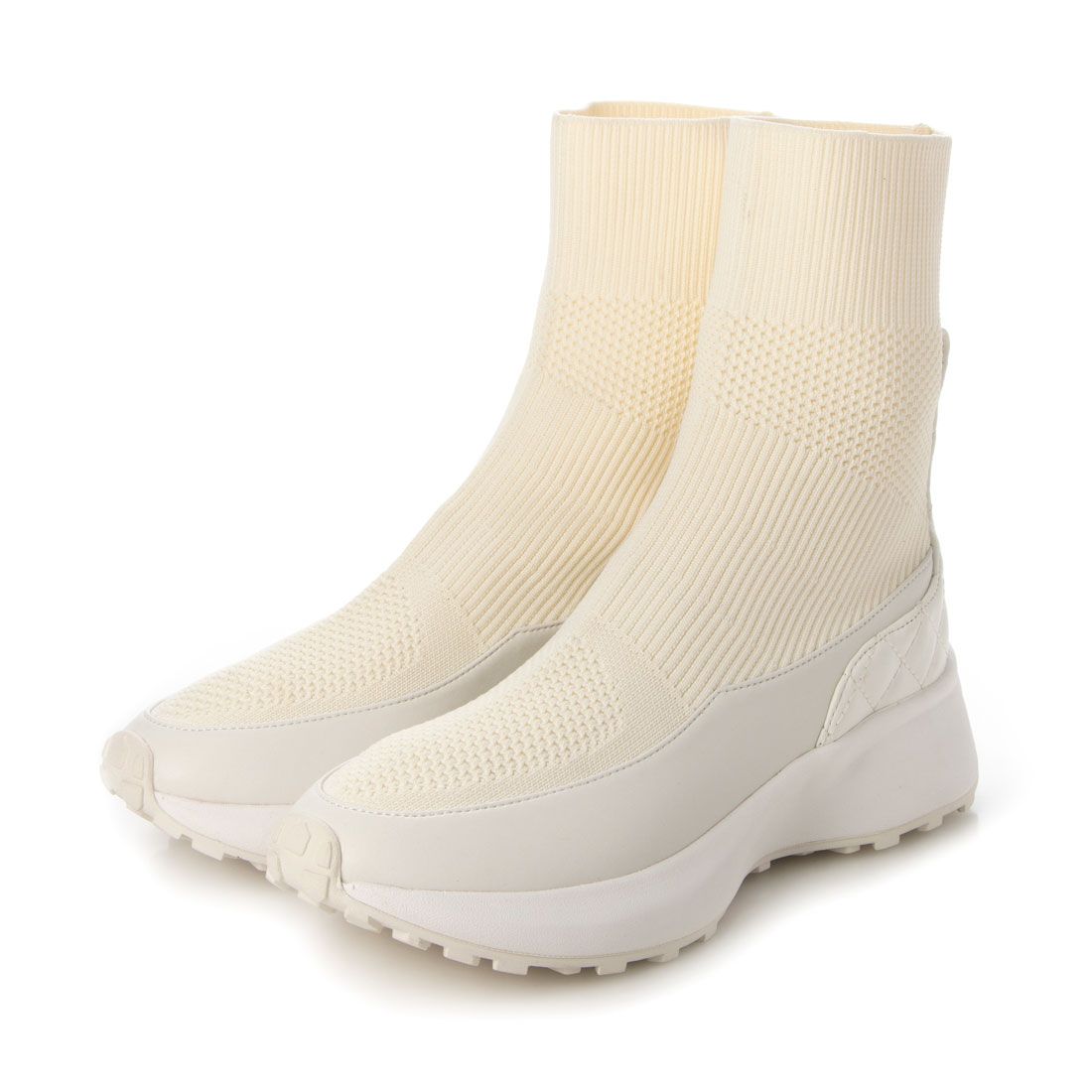 【23AW】Indus/インドゥス ニットスニーカーブーツ,IVO