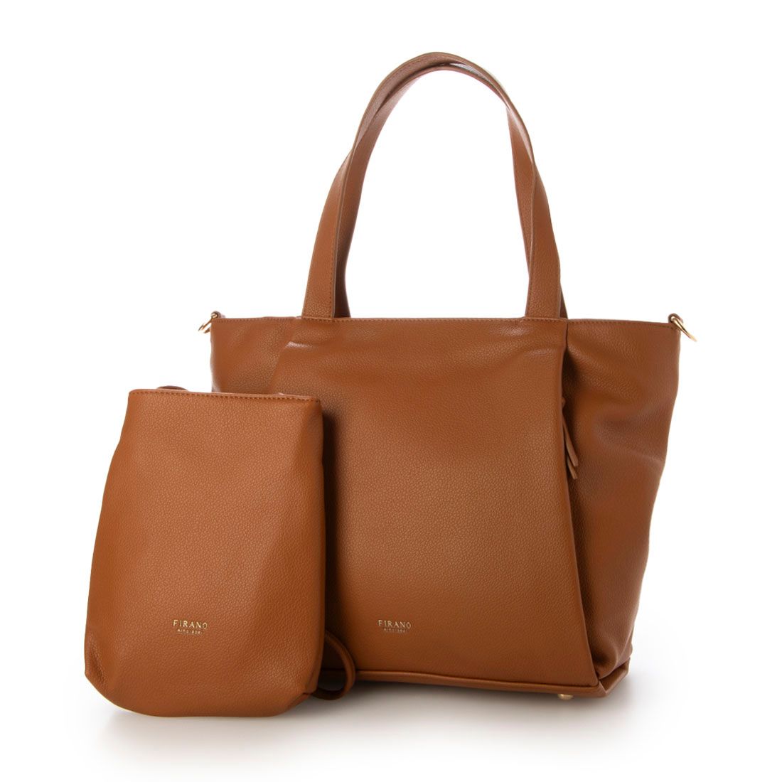 FIRANO ARNO LABEL Tuck Pocket Tote Bag & Shoulder Pouch Set / A303058