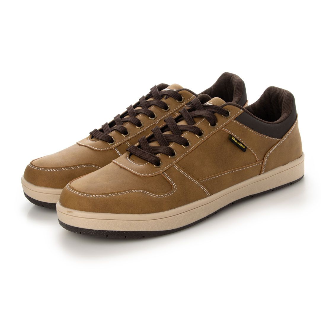 ブラッチャーノ BRACCIANO 防水防滑スニーカー ローカットシューズ,CAMEL