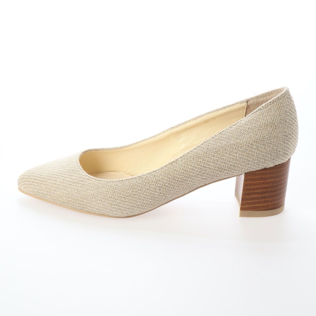シューズラウンジ アウトレット shoes lounge OUTLET チャンキーヒール パンプス CR73101BEIGE