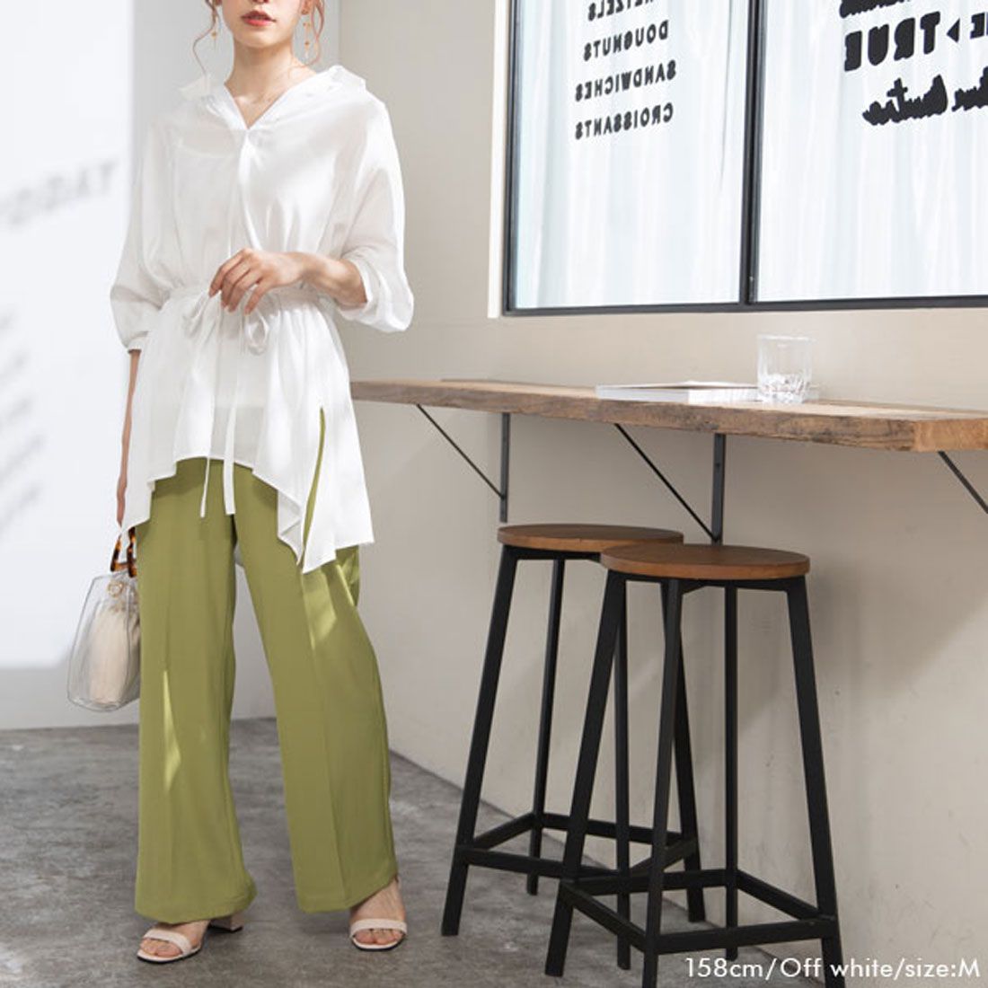 ユメテンボウ 夢展望 オーバーサイズスキッパーシャツ