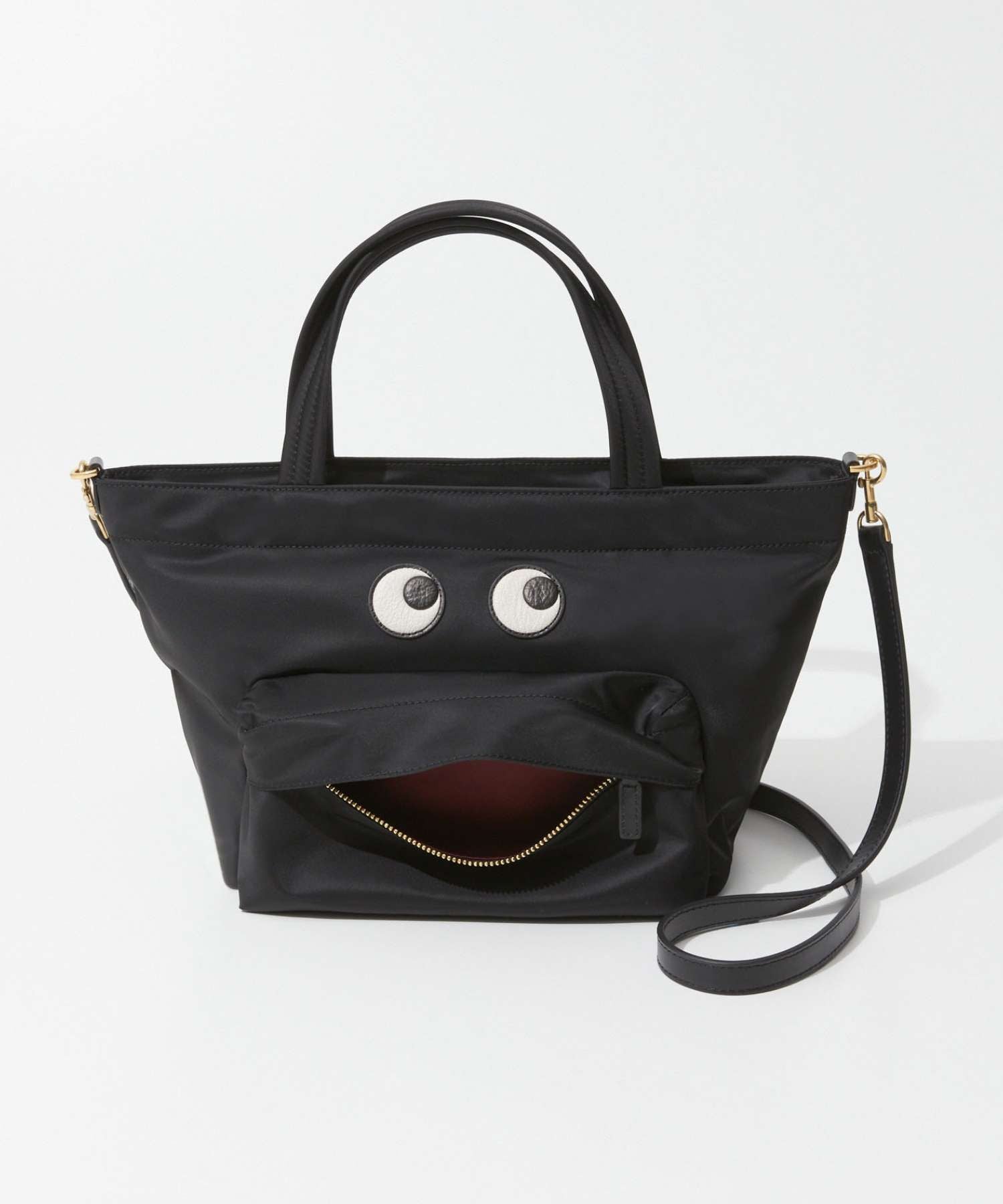Anya Hindmarch 5050925 193511 Handbag E/W Tote Mini Eyes in ECONYL reg