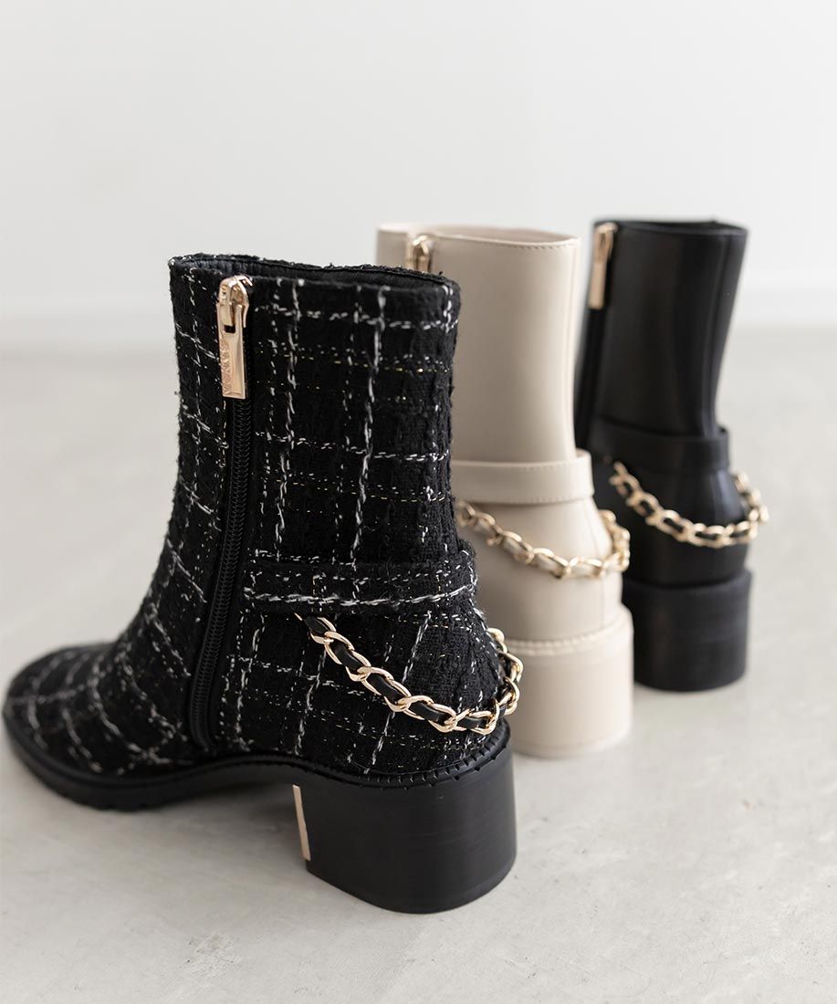 RANDA 2WAY Back Chain Short Boots