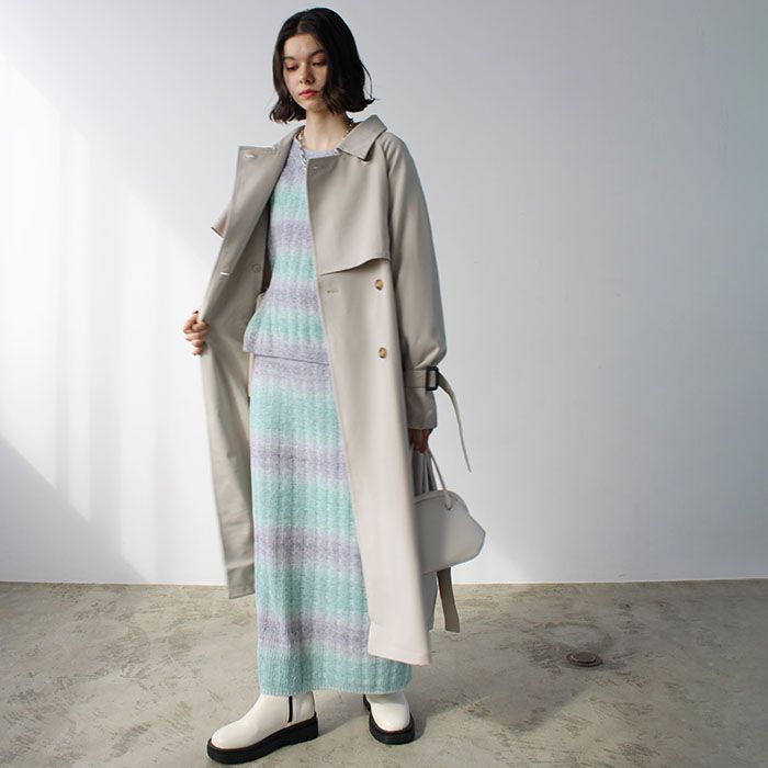 GeeRA Elegant oversized trench coat