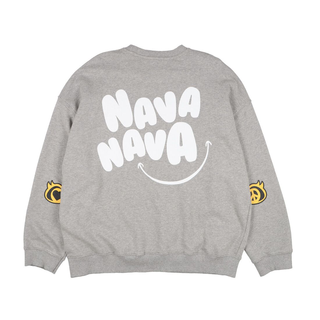 ナバナバ NAVANAVA ピースマインド クルーネックトレーナー
