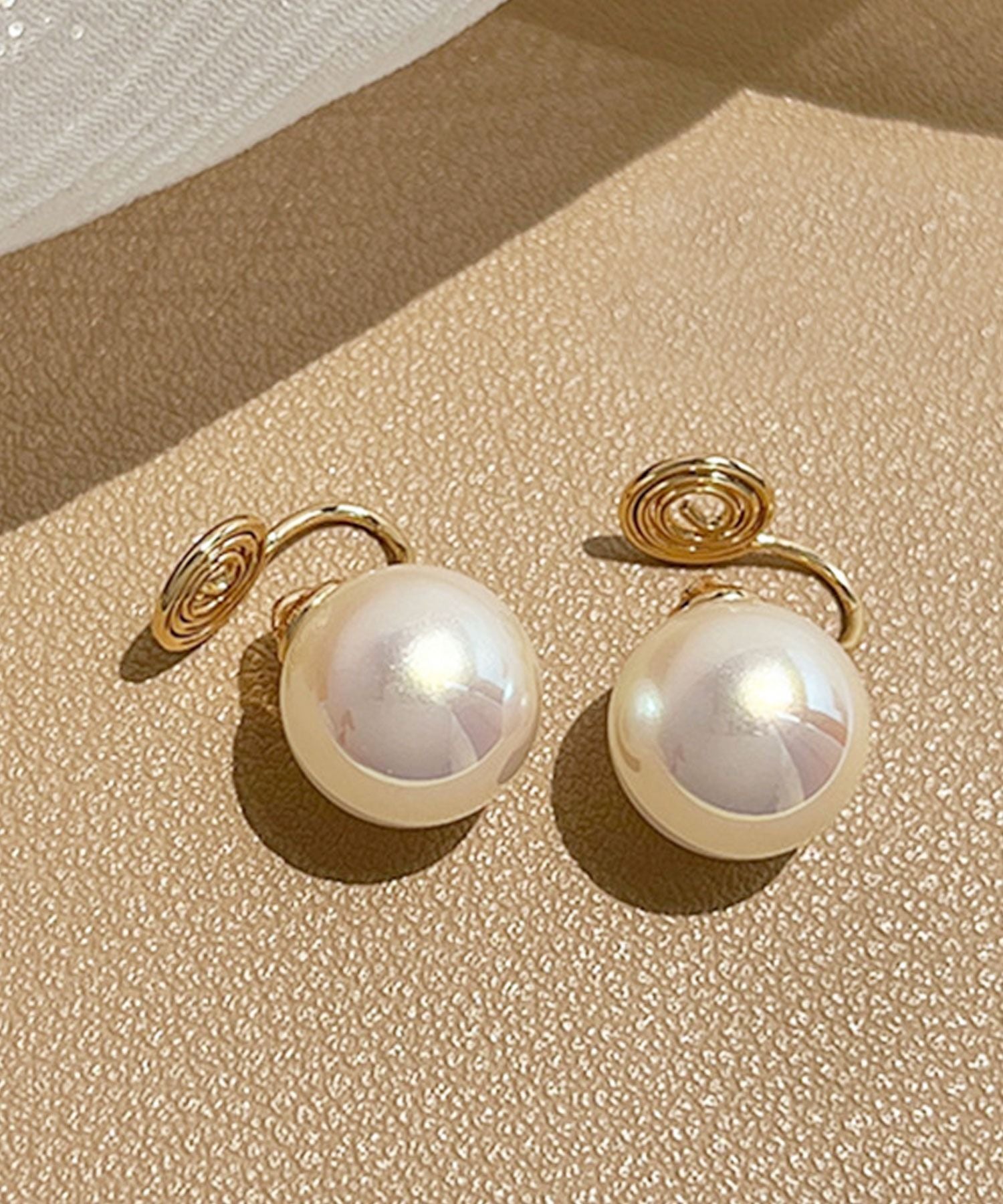 フロージュ florge 3サイズパールイヤリング 14mm