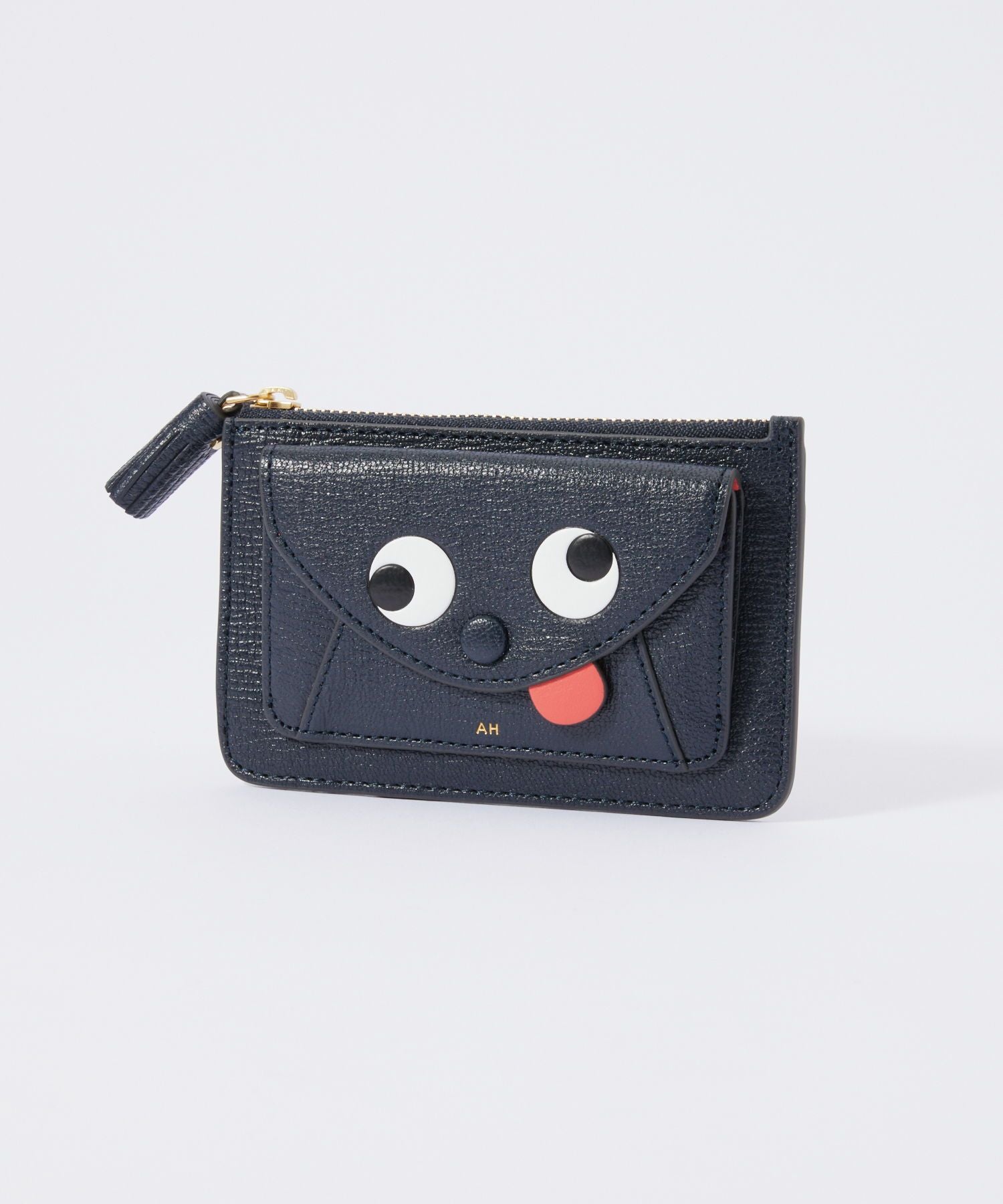 アニヤハインドマーチ Anya Hindmarch カードケース5050925 142755 Envelope Zip Card Case Zany in Grainy Capra レディース エンベロープ ジップカードケース ホルダー