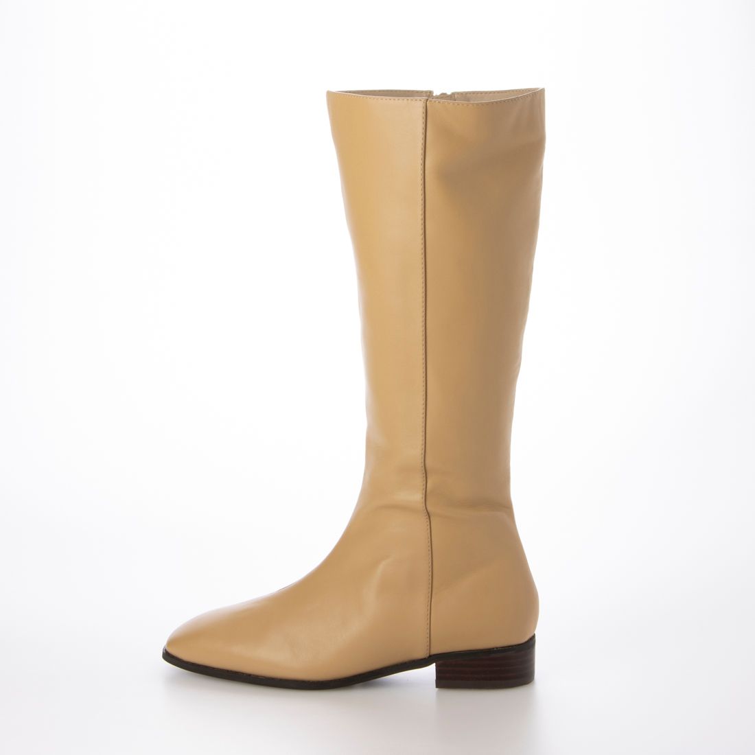 RANDA [A de Vivre] [Genuine Leather] Square Leather Long Boots