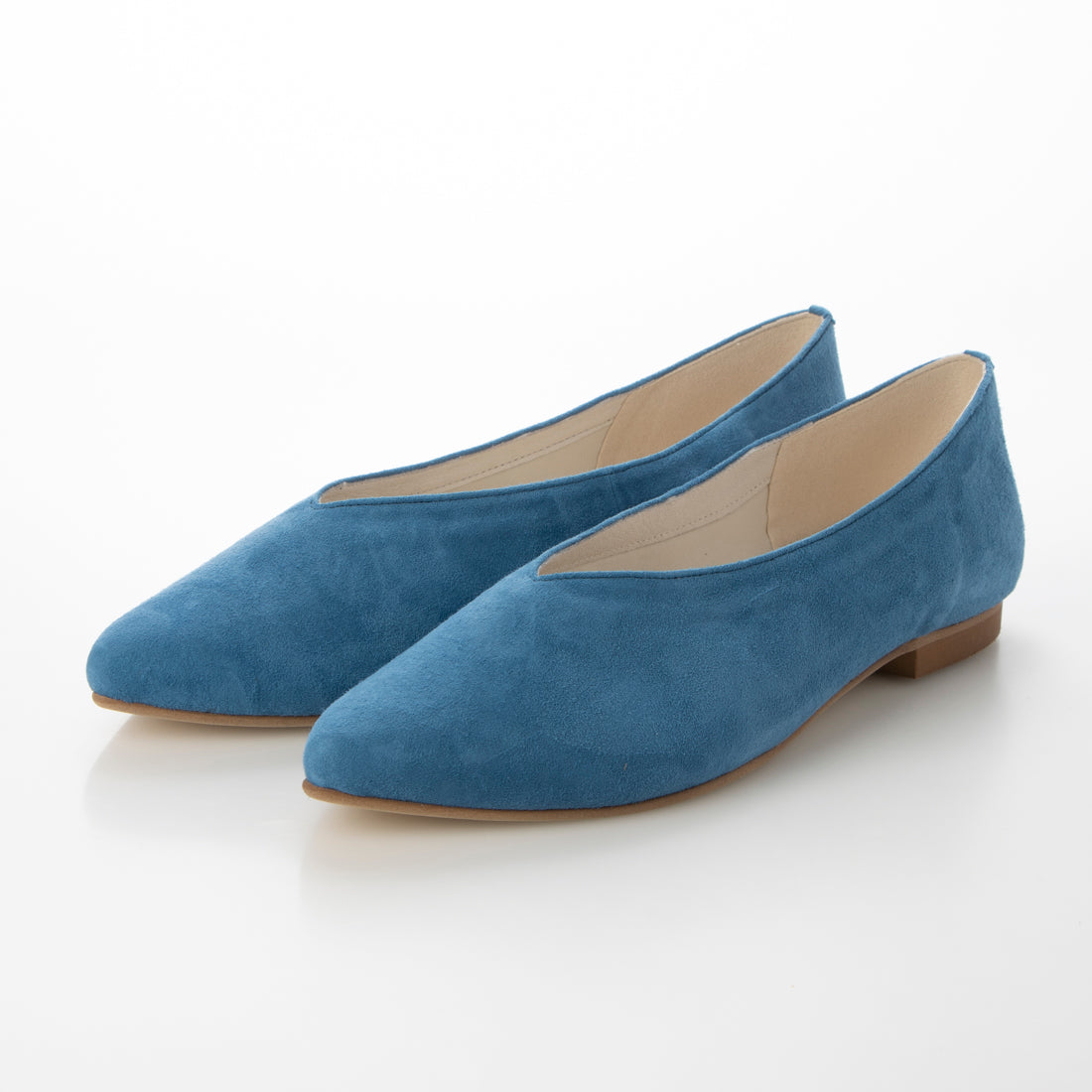 ルース Luz Vカットフラットシューズ シープシルキー （5810BLU） 5810BLU