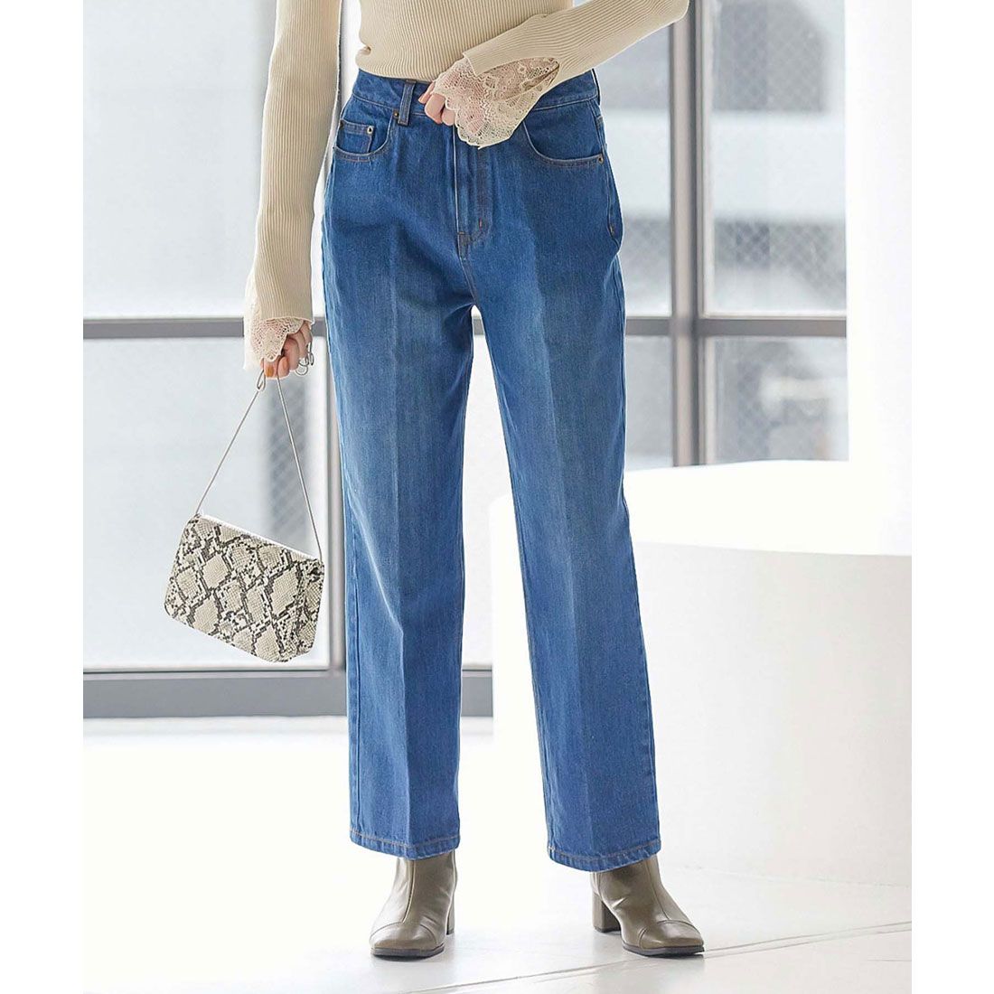コウベレタス KOBE LETTUCE センタープレスデニムパンツ [M3422]