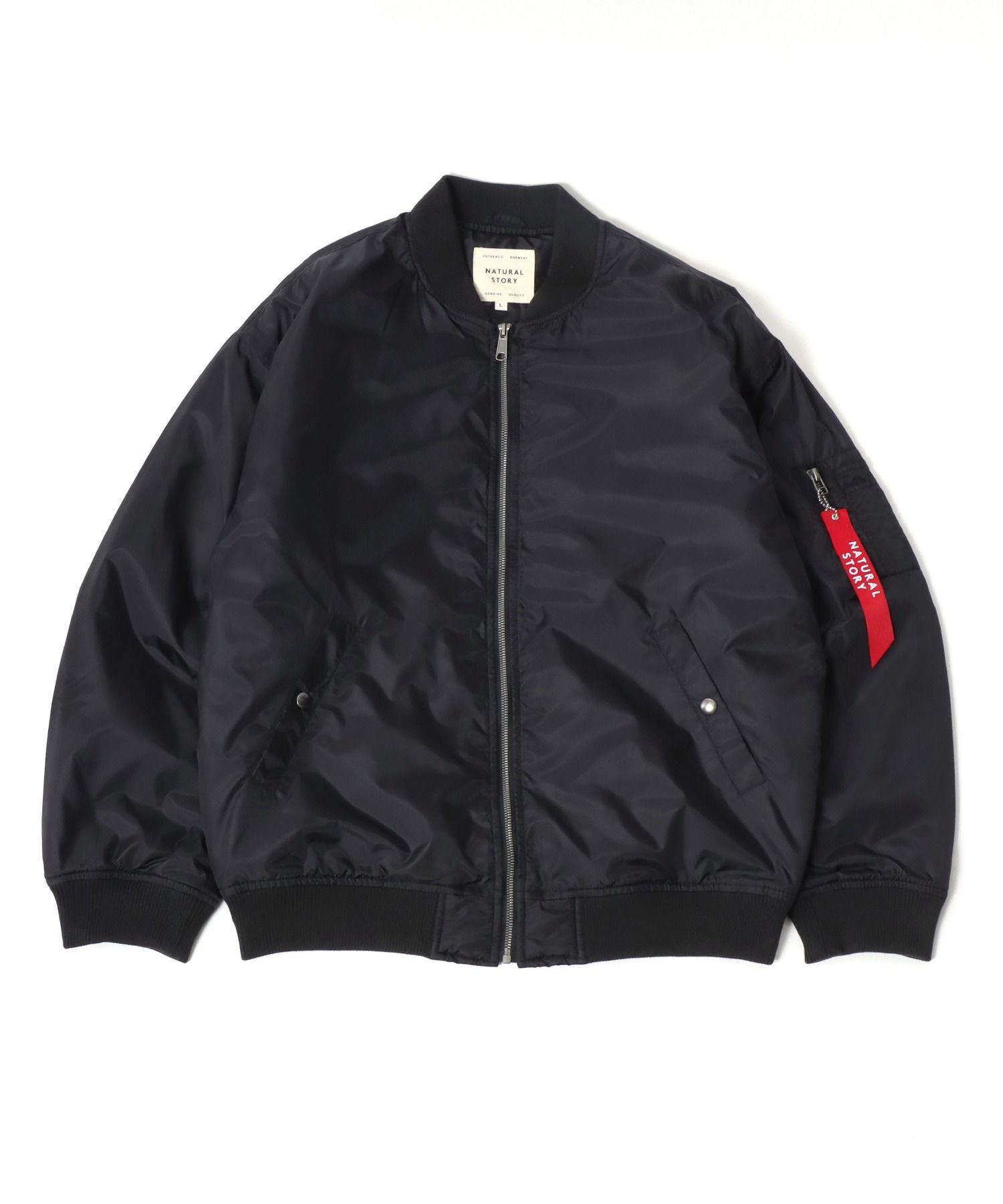 Marukawa MA-1 Mid-Weight Big Silhouette Military Flight Jacket Nylon Jacket