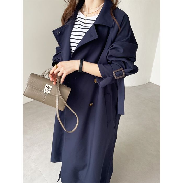 GeeRA Elegant oversized trench coat