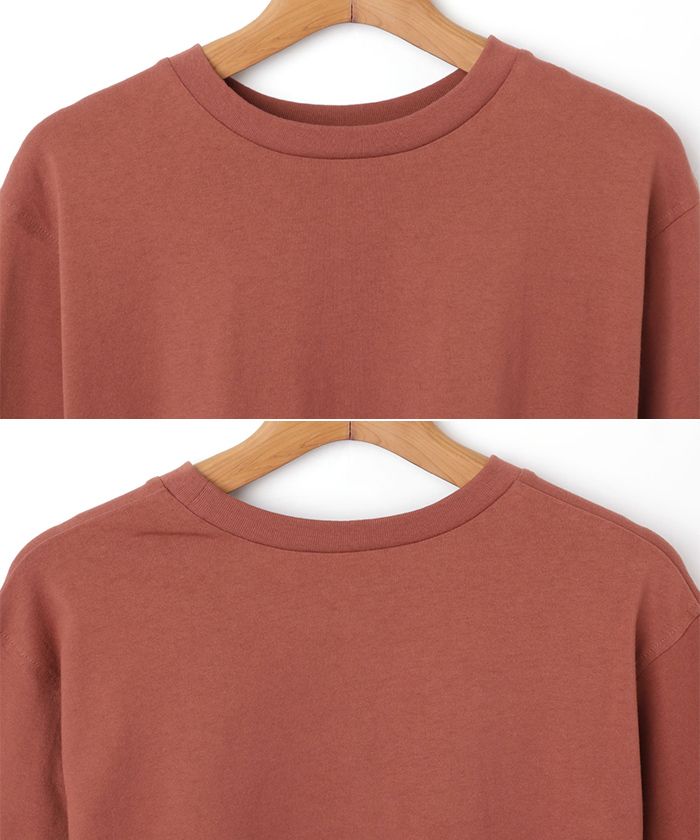 アンドミー and Me USAコットン長袖ボリューム袖Tシャツ カットソー トップス
