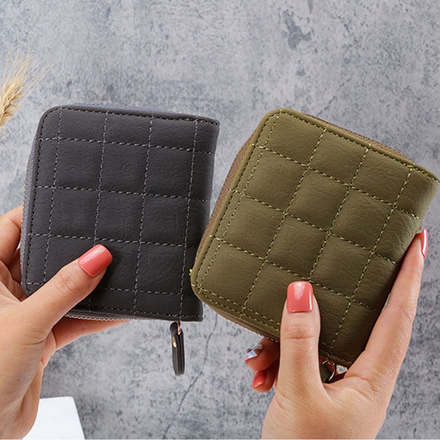 ショッピングゴー shoppinggo 財布 レディース ミニ財布ラウンドファスナー ウォレット キルティング コンパクト