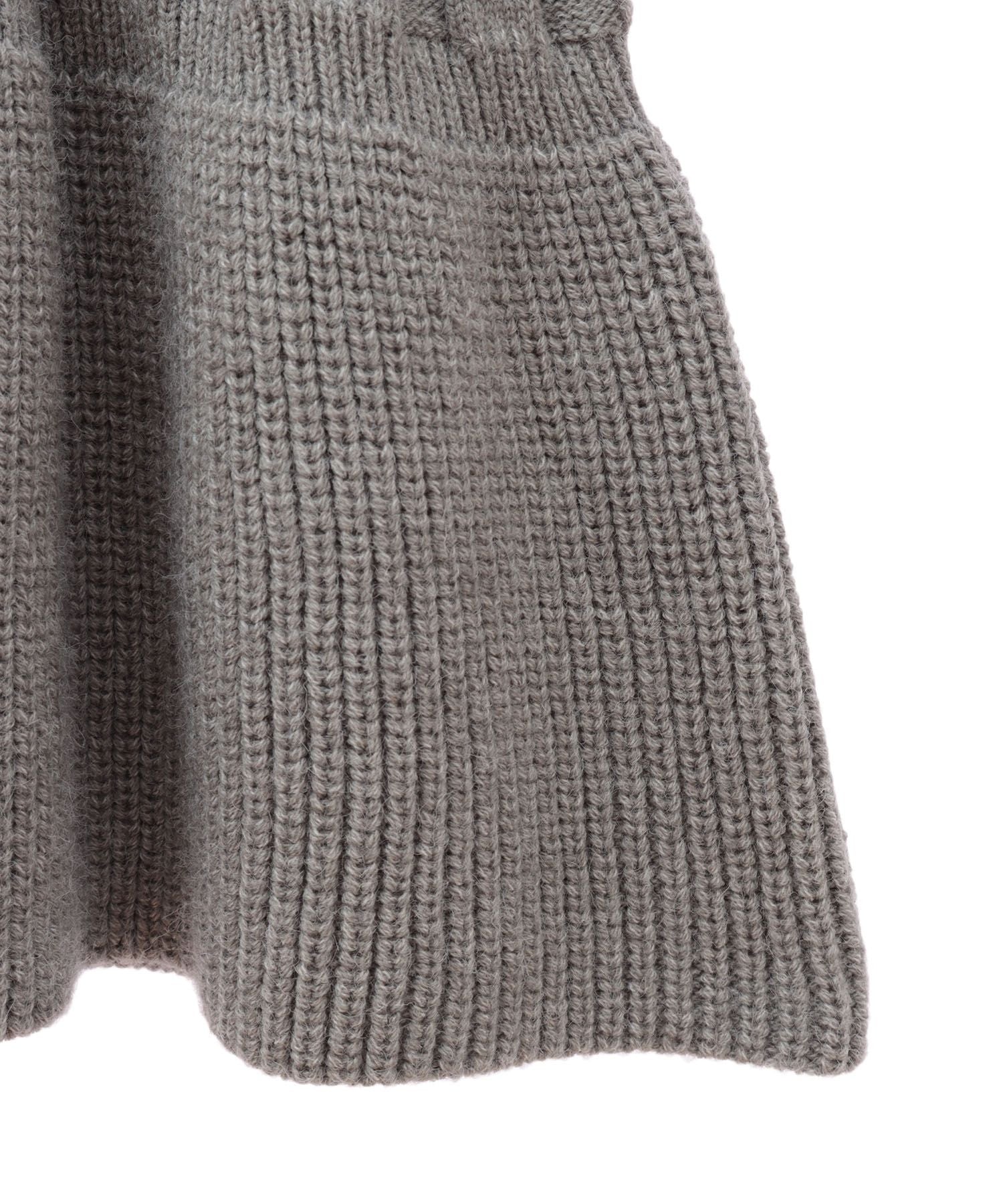 31 Sons de mode Belted cable knit dress