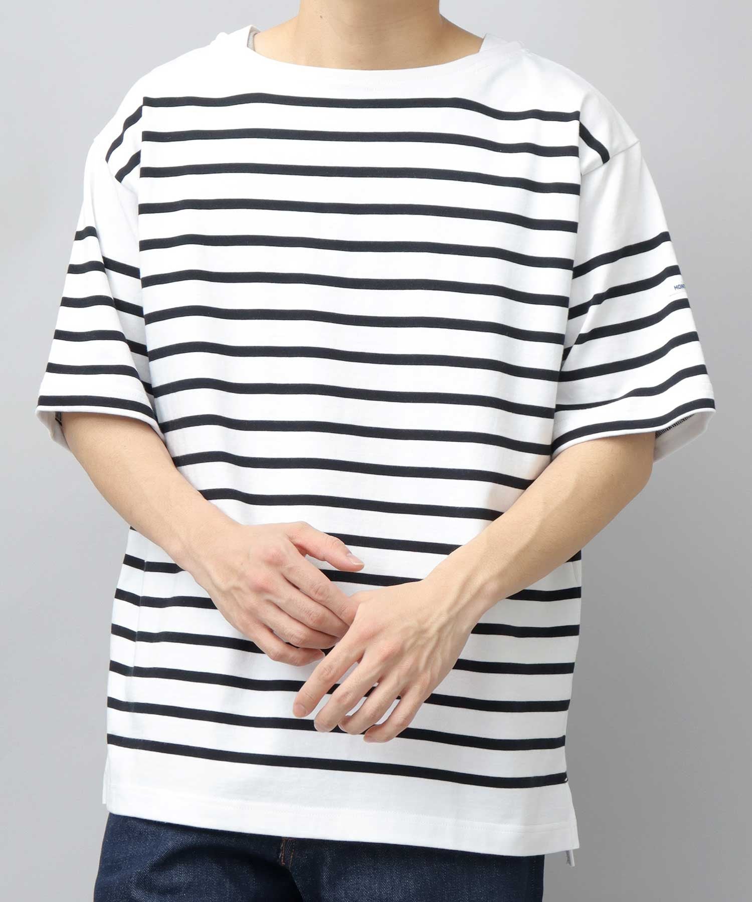 モン ケメル MONT KEMMEL モンケメル バスクシャツ ボーダー オーバーサイズ 半袖tシャツ