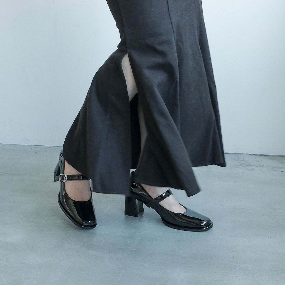 ノイエ ザ マーケット NEUE THE MARKET ストラップチャンキーヒールパンプス/TM22072