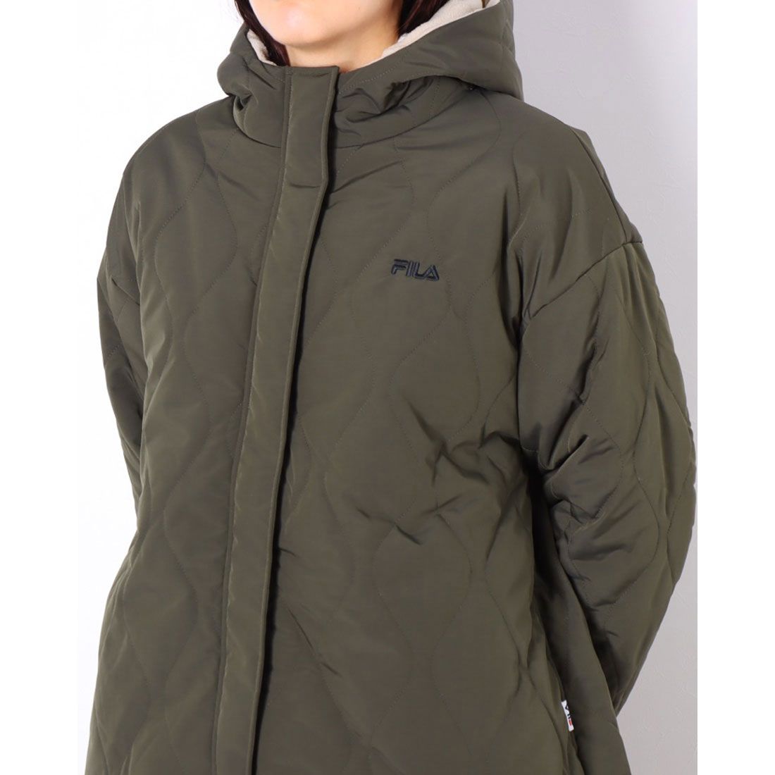 フィラ FILA ＜FILA＞裏ボアフリースキルトコート