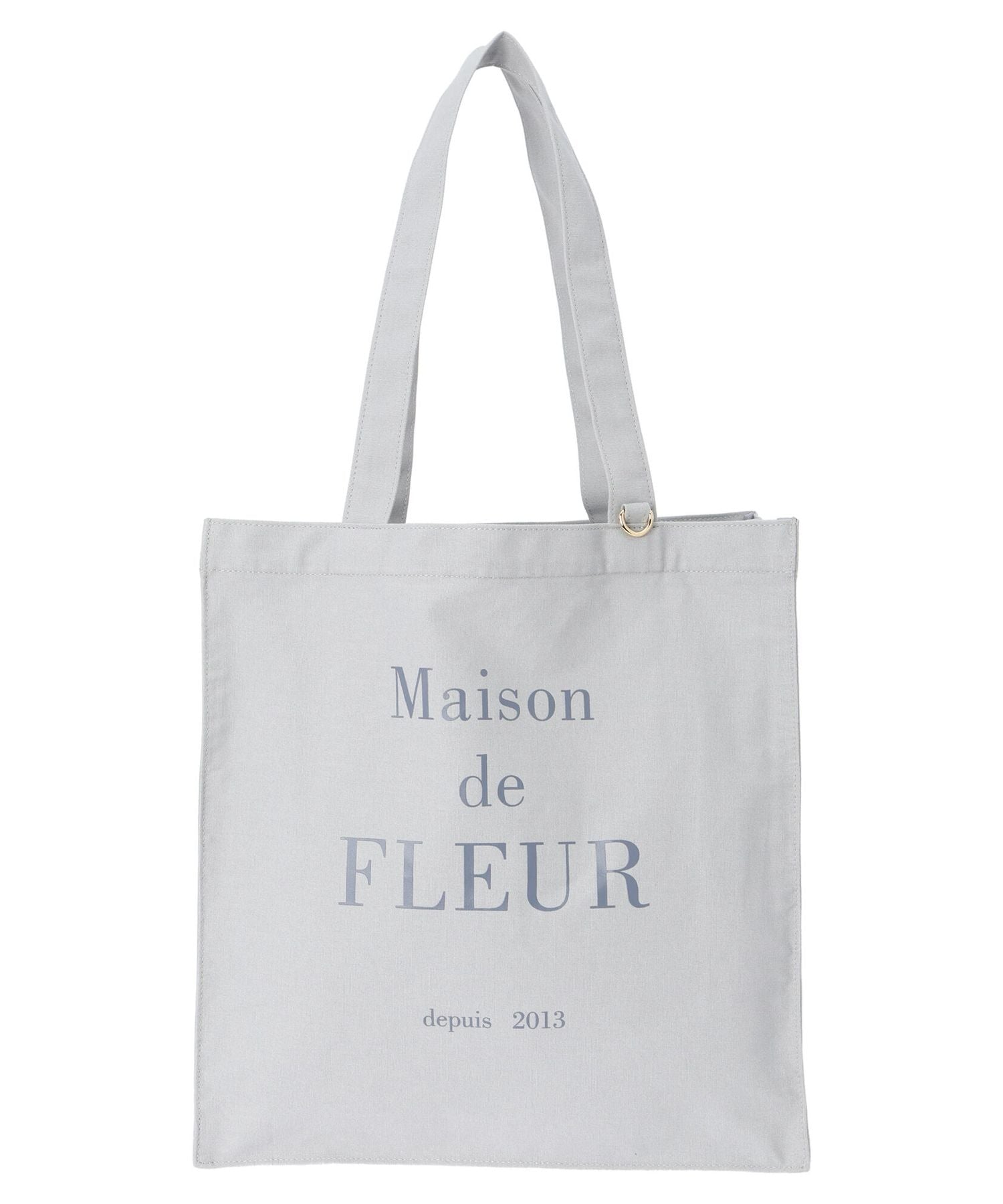 メゾン ド フルール Maison de FLEUR EC限定ブランドロゴプリントスクエアトートバッグ （イエロー） イエロー