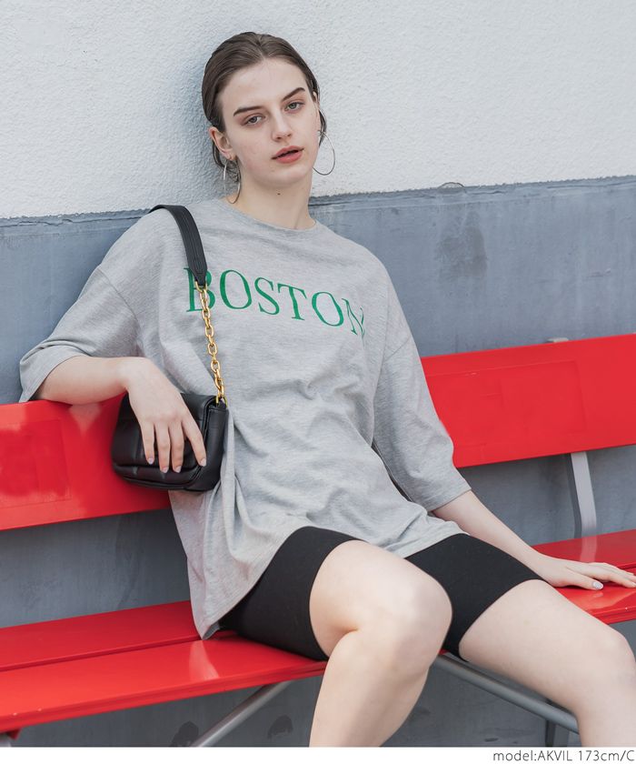 コカ coca ビッグシルエットプリントTシャツ