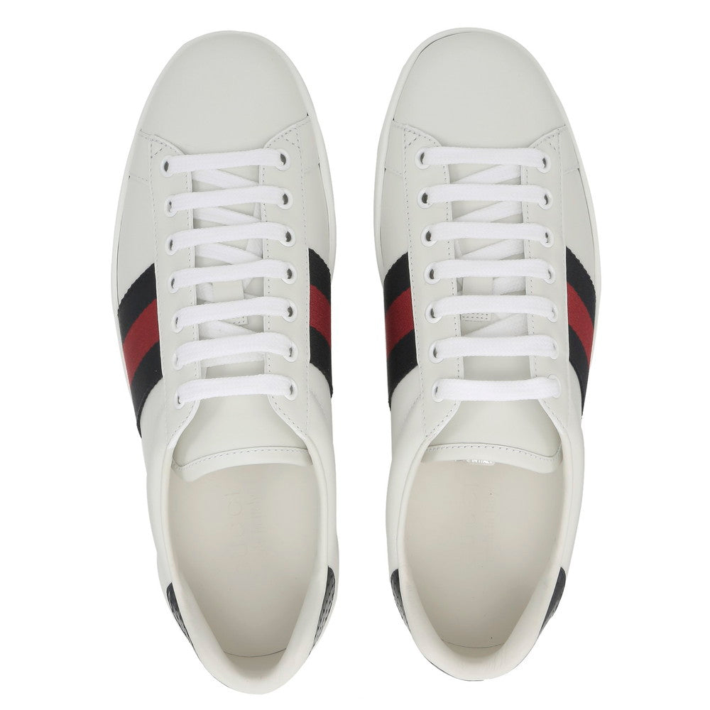グッチ GUCCI スニーカー メンズ エース シューズ 386750-02JR0 ラグジュアリー ブランド 大きいサイズ （ホワイト） ホワイト
