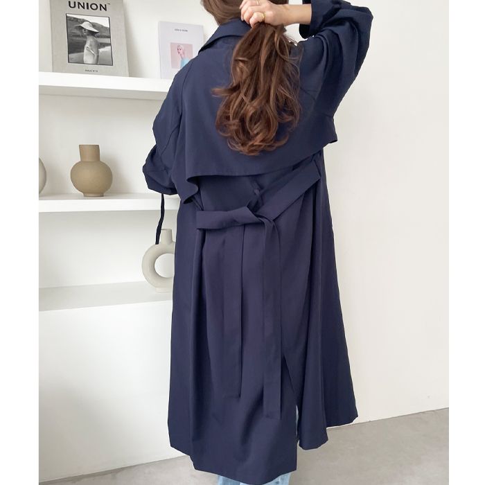 GeeRA Elegant oversized trench coat