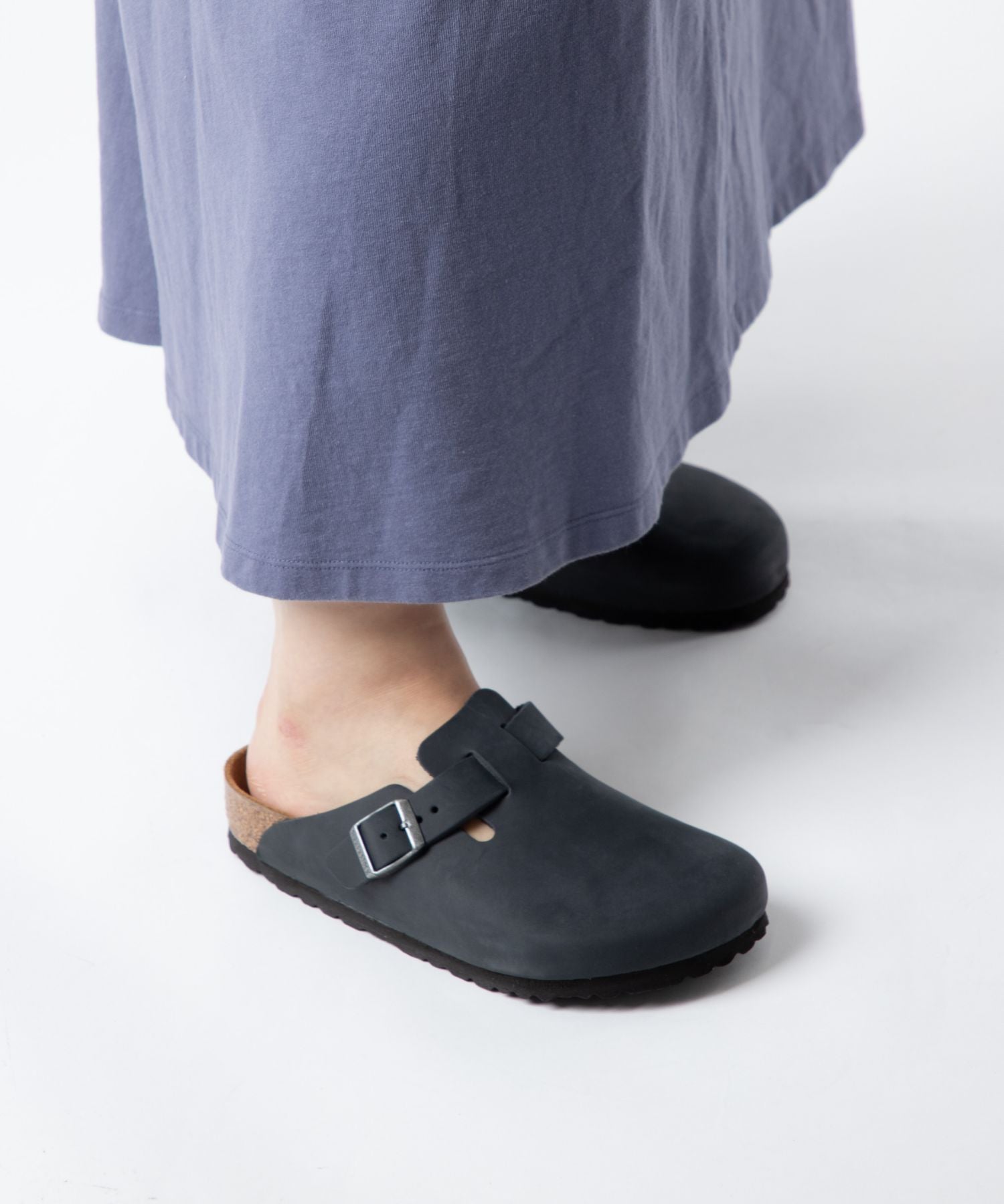 BIRKENSTOCK 波士頓塗油皮革男式女式 860131 59461 960811 涼鞋鞋軟鞋墊常規版型
