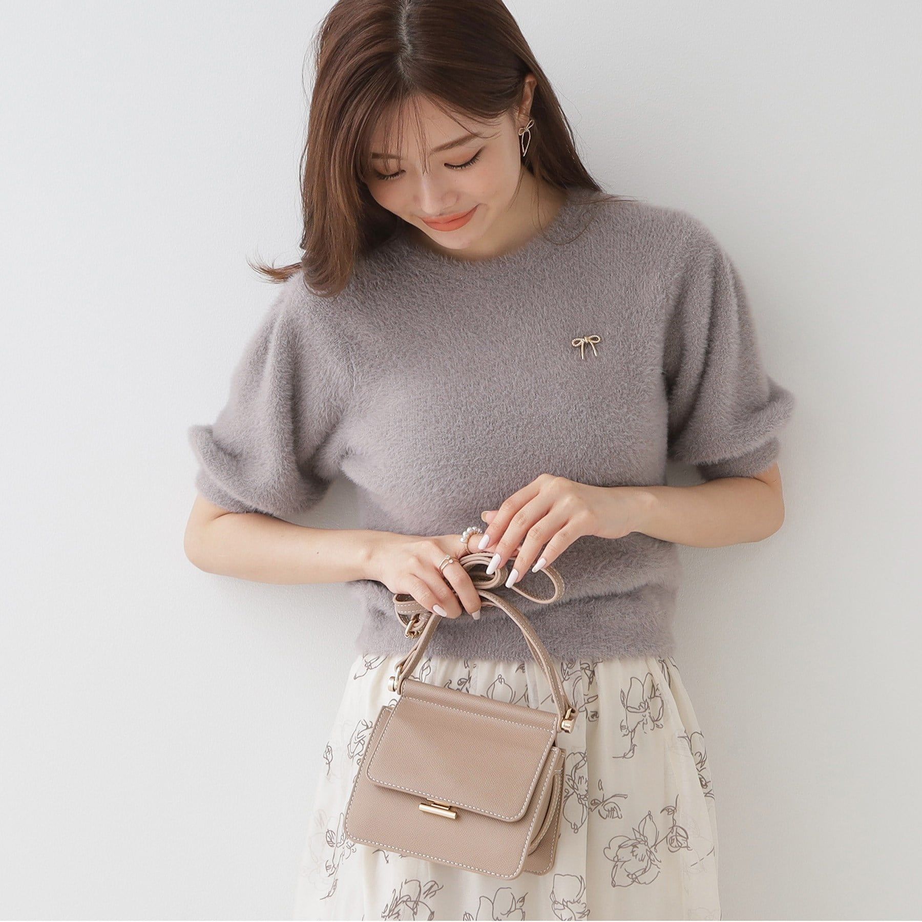 クチュール ブローチ Couture Brooch ゴールドパーツショルダーバッグ