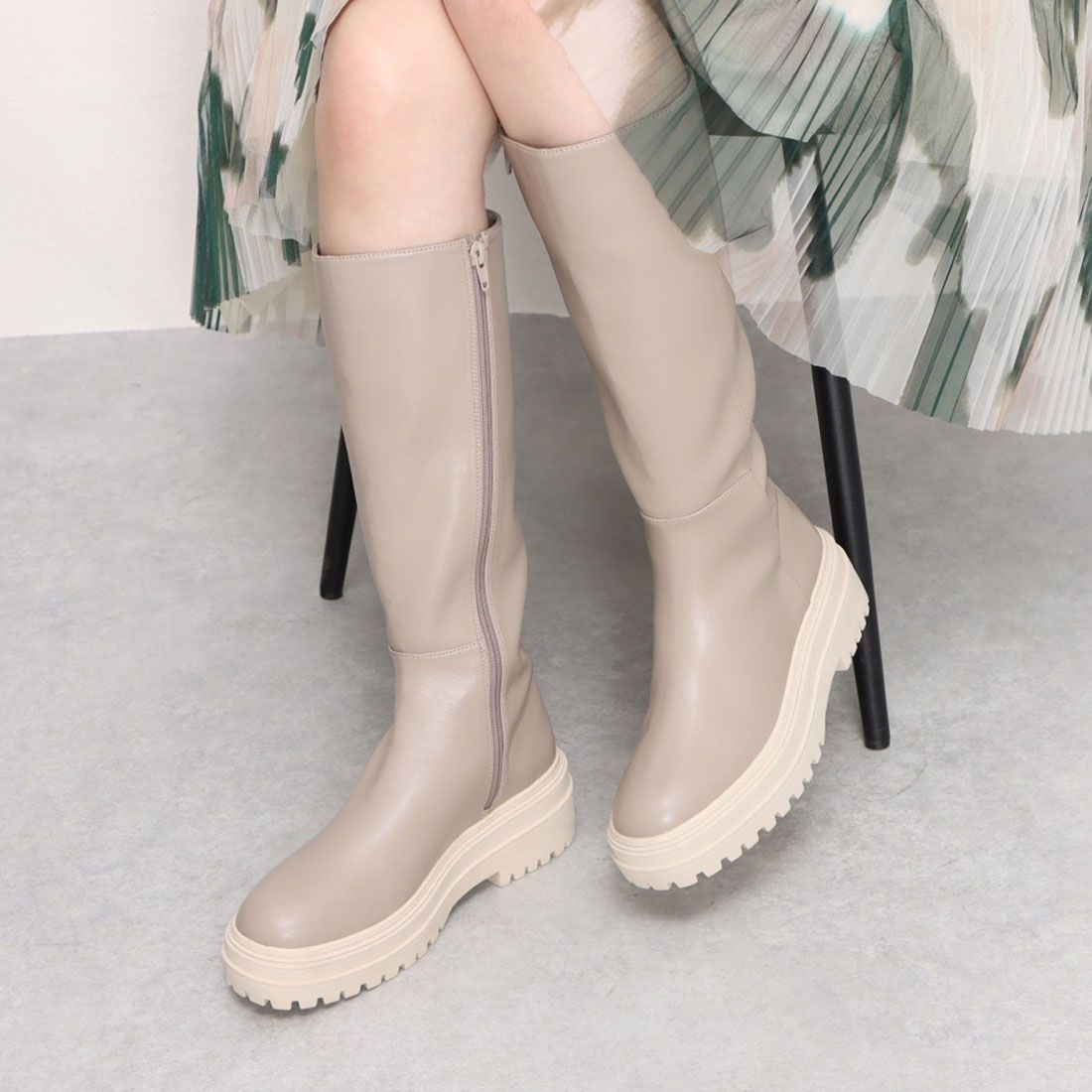 【レイン対応】Lupus /ルプス  トラックソールロングブーツ