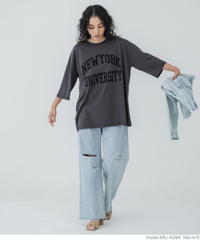 コカ coca ビッグシルエットプリントTシャツ