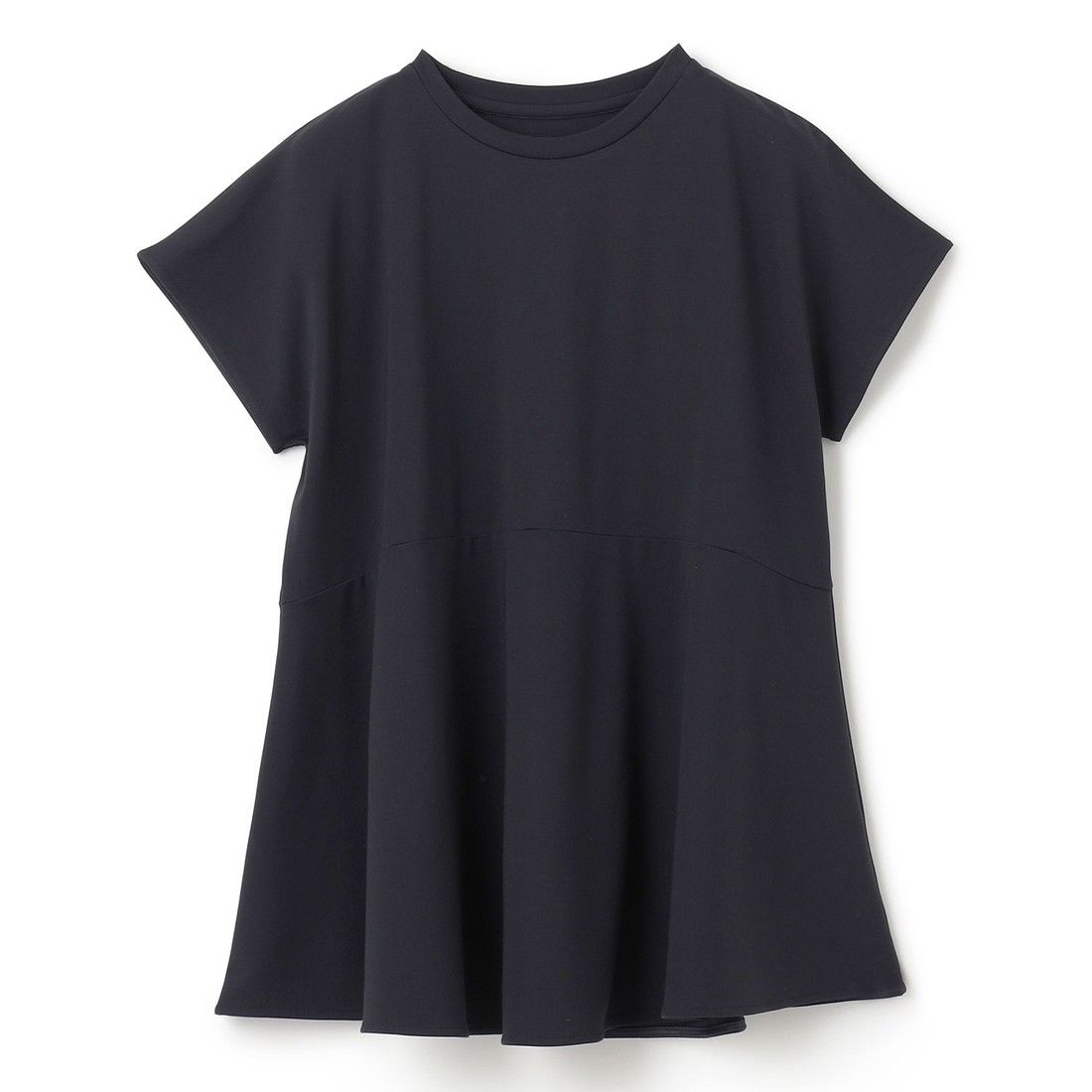 UNFILO 【接触冷感/ストレッチ/シワになりにくい】BEAUTY FORM ペプラムTシャツ