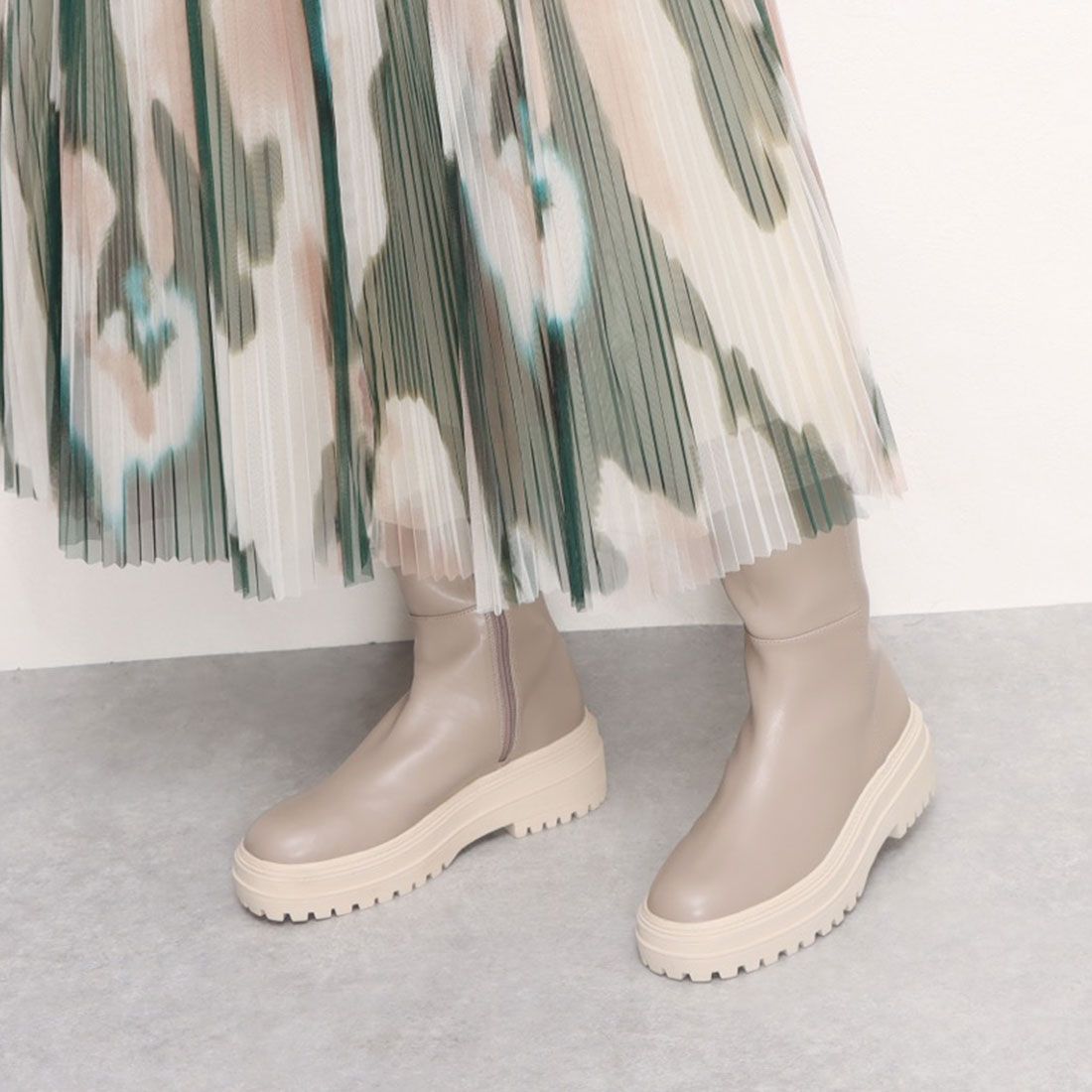 【レイン対応】Lupus /ルプス  トラックソールロングブーツ