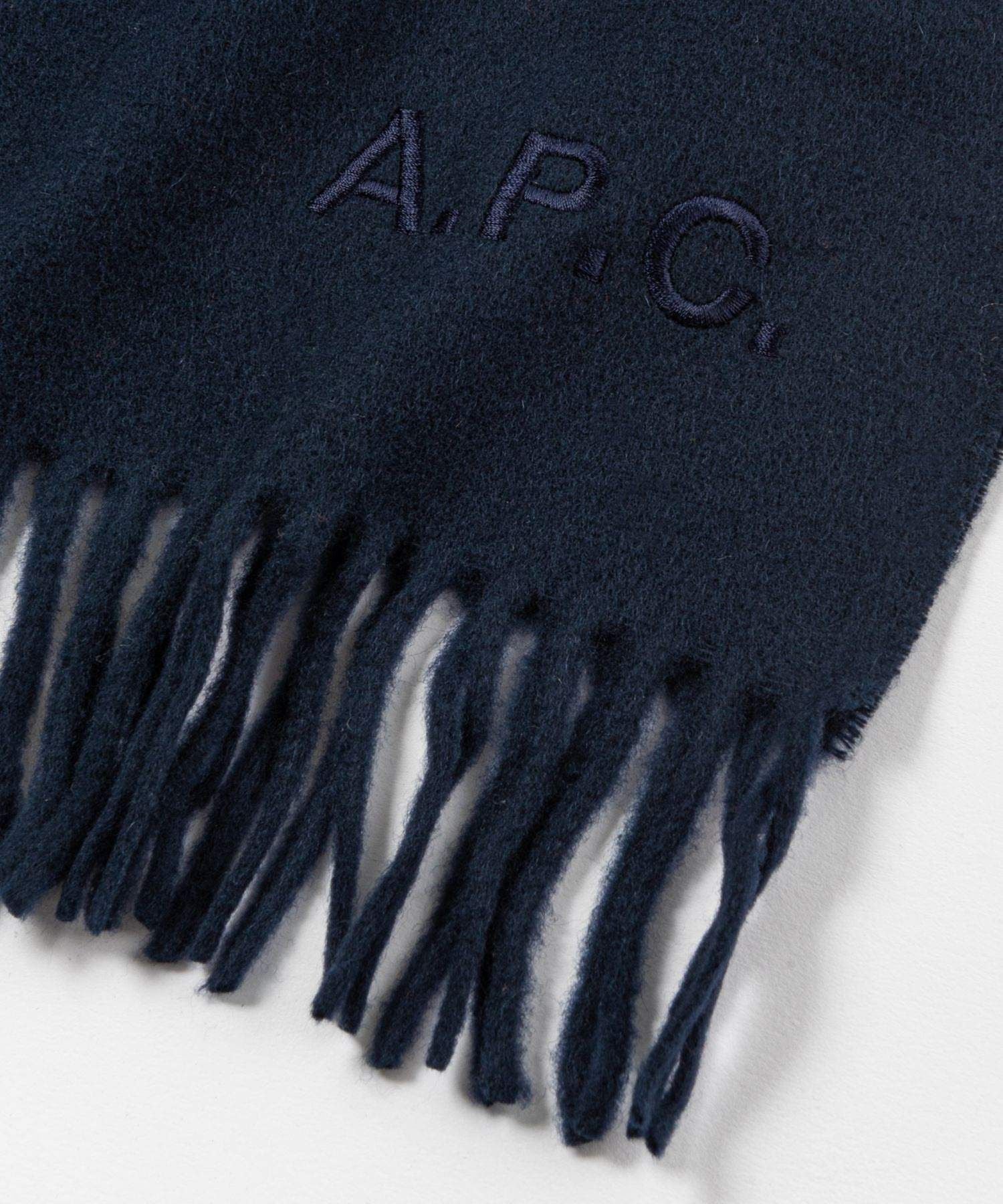 アーペーセー A.P.C. WOAFE M15170 マフラー レディース アパレル ウール ストール echarpe alix brodee 200×75 無地 大判