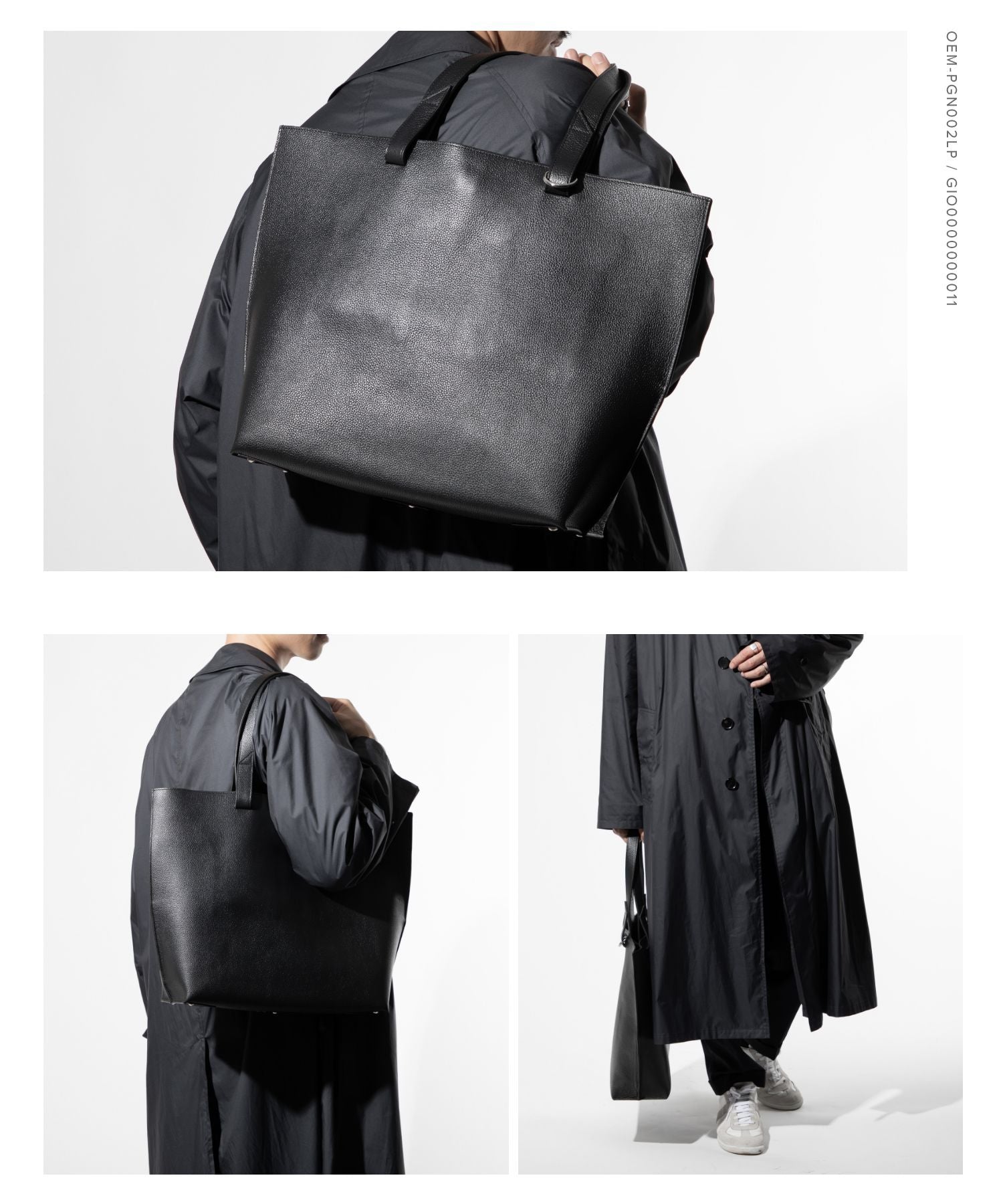 ギオネ GUIONNET トートバッグ ビジネストート バッグ 本革 ギオネノワール EVERYDAY TOTE メンズ レディース ビジネス ビジネスバック A4 縦型 通勤 通学