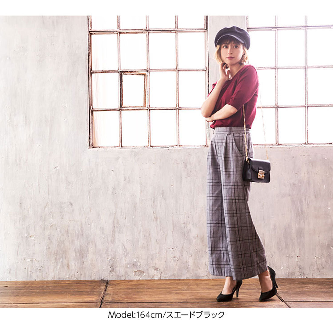 コウベレタス KOBE LETTUCE 【XS-3L】[魔法の美脚パンプス]機能系9cmヒール ポインテッドトゥパンプス [I1030] （スエードレッド） スエードレッド