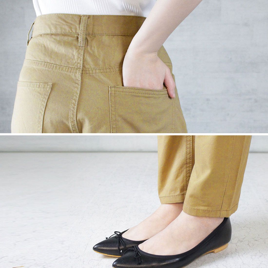 アットワン atONE 大人のゆったりルーズテーパードバルーンパンツ