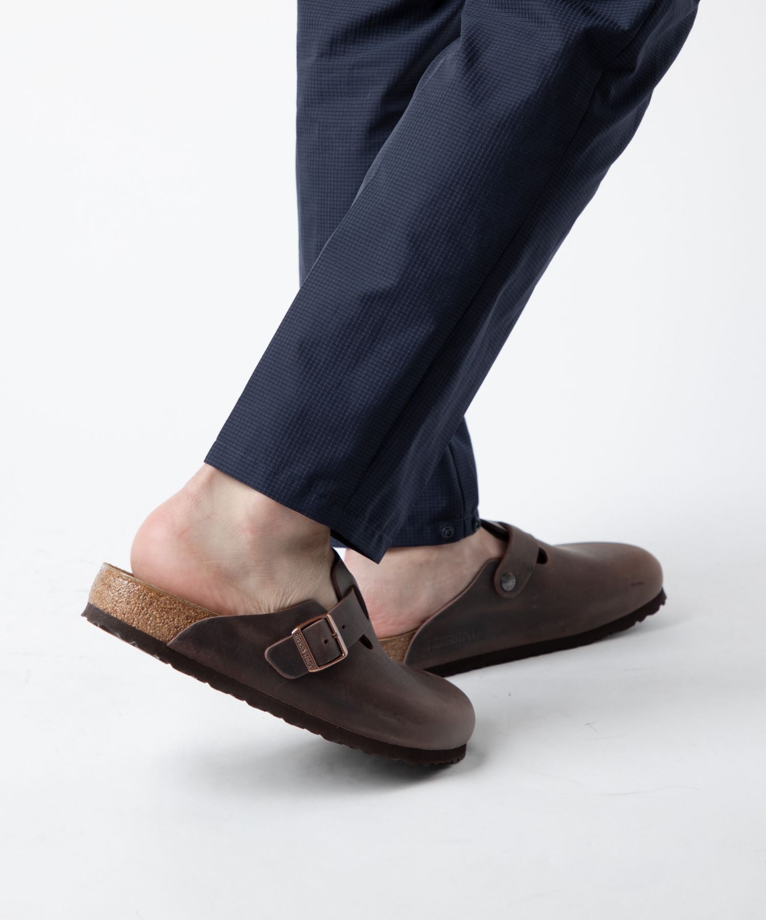 BIRKENSTOCK 波士頓塗油皮革男式女式 860131 59461 960811 涼鞋鞋軟鞋墊常規版型